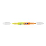 Textmarker Pilot Spotliter VW Beegreen 3.6 mm cu capat dublu, galben si portocaliu