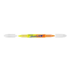 Textmarker Pilot Spotliter VW Beegreen 3.6 mm cu capat dublu, galben si portocaliu