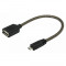 UNITEK Cablu OTG Y-C438 USB 2.0. AF - microUSB BM Black