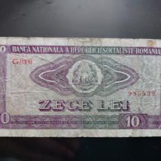 Bancnota 10 lei 1966 Romania