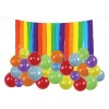 Set Decorativ Petrecere, Multicolor, 50 Baloane, Latex, Banner Colorat, Oem