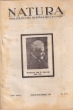 Revista Natura pentru raspandirea stiintei, Anul XXXVI, Nr. 4-6, 1947, 30 pagini, romana, stare buna