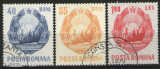 Romania 1967 - Stema Rom&acirc;niei, serie stampilata