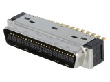 Conector MDR 50 PIN Ecranat pe Cablu Poliester Mufă Tată