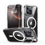 Husa pentru iphone 16 pro + folie - esr classic hybrid halolock kickstand - clear