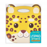 Caiet desen portabil Ooly, Leopard galben