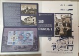Romania 100 Lei 2024 - Carol I Comemorativa + Folder BNR, P-127 UNC Serie consecutiva