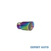 Sticker Auto Buze kwmobile, 200x45cm, PVC Autocolant, Alb/Negru/Gri/Rosu, Abstract, Rezistent Zgarieturi