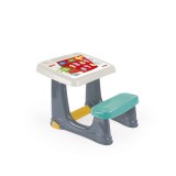 Prima mea masuta de studiu cu scaun pastel