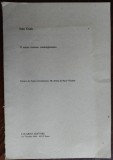 Cumpara ieftin IOAN GUTIA: IL TEATRO ROMENO CONTEMPORANEO/ROMA 1981/DEDICATIE PT GEORGE MUNTEAN