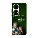 Husa compatibila cu Huawei Nova 8i model Rick and Morty Chemist Edition, Silicon, TPU, Viceversa, Transparent, Carcasa