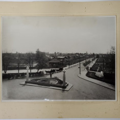 FOTOGRAF ALEX PETIT ARHITECT , STATIE DE BIRJA LA MARGINEA ORASULUI ( BUCURESTI ?) , FOTOGRAFIE INTERBELICA