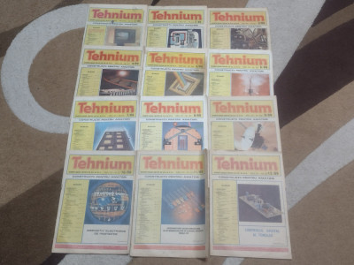 12 NUMERE REVISTA TEHNIUM &amp;#039;89 foto