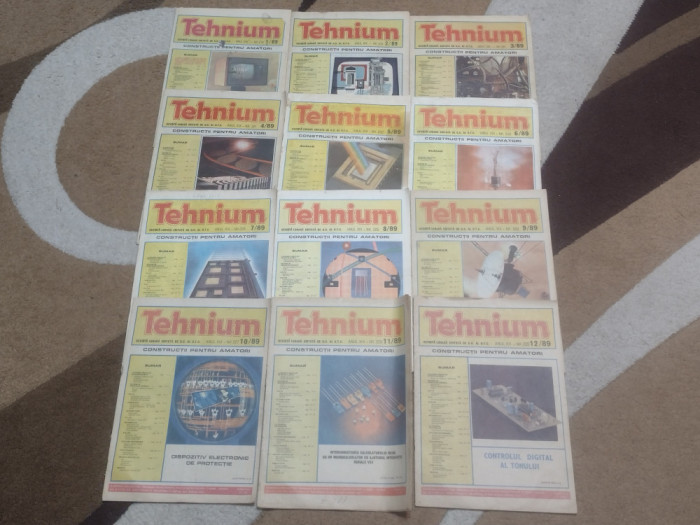 12 NUMERE REVISTA TEHNIUM &#039;89