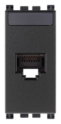 Priza RJ45 UTP Cat5 1M Vimar Arke gri antracit 19339.11 foto