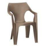 KETER. Scaun plastic cappuccino Dante