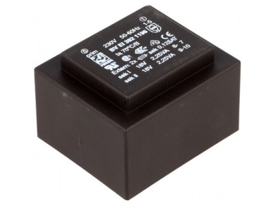 Transformator &amp;icirc;ncapsulat 4,5VA 230V 18V 125mA foto