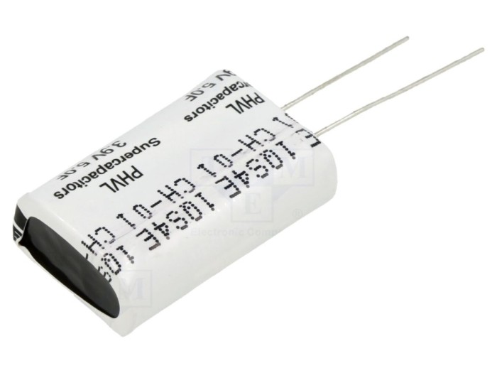 Supercondensator THT 5F 3,9VDC - EATON ELECTRONICS