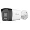Camera IP 4MP, lentila 2.8mm, PoE, IR 30m, lumina alba 30m, microfon si difuzor, IP67, alarma, slot pentru MicroSD - Hikvision HiLook IPC-B140HAP-LUF/