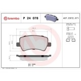 Placute frana Ford Galaxy 2 (Wa6), Galaxy Mk 2 Van (Wa6), S-Max (Wa6); Land Rover Freelander 2 (L359); Volvo S60 2 (134), S60 2 Cross Country (134),, BREMBO