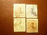 Serie mica Posta Persana ( Iran) 1933 Sah Pahlavi , 3 val. stamp. 1 val.nestamp.