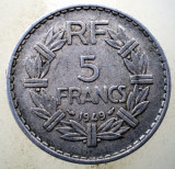 1.142 FRANTA 5 FRANCS FRANCI 1949