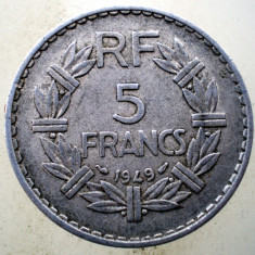 1.142 FRANTA 5 FRANCS FRANCI 1949