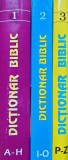 Dictionar Biblic 3 volume editura Stephanus 1995 carte cartonata religie crestinism dictionare pagini 634 482 506