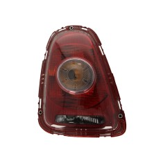 Stop spate lampa Mini ONE/Cooper/Clubman/ Clubvan/Coupe/Roadster/CabRio, 2007-2010, partea Stanga, semnalizare portocalie, cu suport becuri, Depo