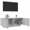 vidaXL Comodă TV, gri sonoma, 100x35x40 cm, lemn prelucrat 815718