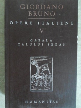 OPERE ITALIENE VOL.V (5) CABALA CALULUI PEGAS-GIORDANO BRUNO-273583 foto