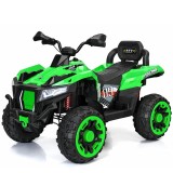 Cumpara ieftin ATV electric pentru 2 copii Kinderauto SuperOffroad V2 4x4 180W 12V 12Ah premium, verde