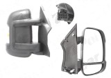 Oglinda exterioara Fiat Ducato, Peugeot Boxer, Citroen Jumper, , Stanga, reglare electrica; carcasa neagra; incalzita; scurt; geam convex; cromat; 8