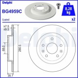 Set discuri frana Mazda Cx-3 (Dk), 1.5 SKYACTIV-D (DK2WS, DK5FW), 1.5 SKYACTIV-D AWD (DK4WS, DK5AW), 2.0 SKYACTIV-G (DK5W, DK6W), 2.0 SKYACTIV-G AWD, Delphi