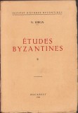 C966 &Eacute;tudes byzantines de Nicolae Iorga, volumul II, 1940