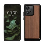 Husa Kwmobile pentru Motorola Edge 40 Neo, Maro, Lemn, KWM000022OA001C, Silicon, Carcasa