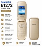 Cumpara ieftin Telefon Mobil Samsung E1272 Dual Sim auriu Nou Sigilat