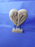 Decorațiune din lemn de teac - &quot; Almada heart &quot;