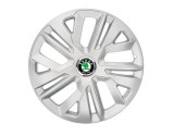 Cumpara ieftin Set 4 capace roti Raven Gri R14, pentru gama auto Skoda, Autohelix MSA
