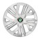 Set 4 capace roti Raven Gri R16, pentru gama auto Skoda