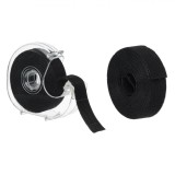 Bandă Adezivă Transparentă cu Scai (Hook and Loop), Set 2 x 2.5m x 2cm, Fixare Cabluri, Bricolaj, Home
