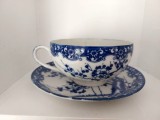 Cumpara ieftin Ceasca ceai + farfurie Noritake Nippon Tokusei portelan fin coaja de ou Japonia