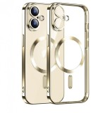 Huse silicon cu incarcare wireless compatibila cu Iphone 16 Auriu, Albastru, Carcasa