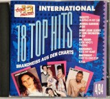 Various &lrm;&ndash; 18 Top Hits International 4/94 _ NM / NM cd muzica europop, eurodance _ Club Top 13, Germania, 1994