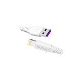 Dudao Cablu USB / Lightning, 5A, 1m, alb (L2L-1m-alb)