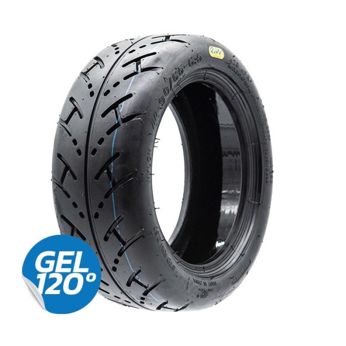 Anvelopă pentru trotineta electrică, fără cameră (tube less) Cityroad 90/65-6.5 cu gel, negru | Motorevolution