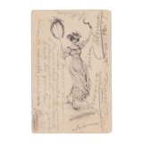 Carte poștală destinată Claudiei Goga