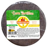 Tortile lipii de porumb albastru 15 cm -10 bucati (250g)