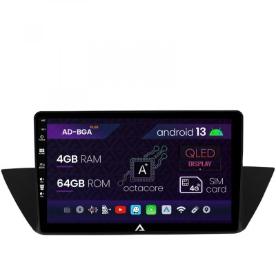 Navigatie BMW X1 (2009-2015), Android 13, A-Octacore 4GB RAM + 64GB ROM, 10.1 Inch - AD-BGA10004+AD-BGRKIT394 foto