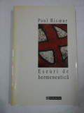 ESEURI DE HERMENEUTICA - PAUL RICOEUR